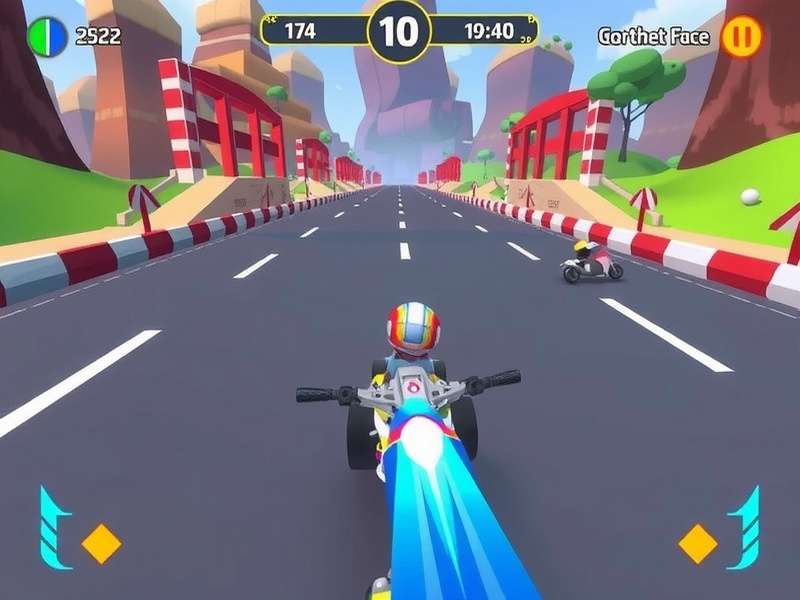 Pepper Speedster Pro gameplay screenshot showing racing action